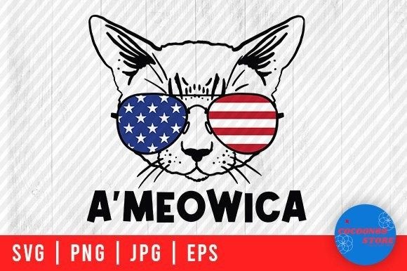 A Meowica Independence Day Cat Svg Review