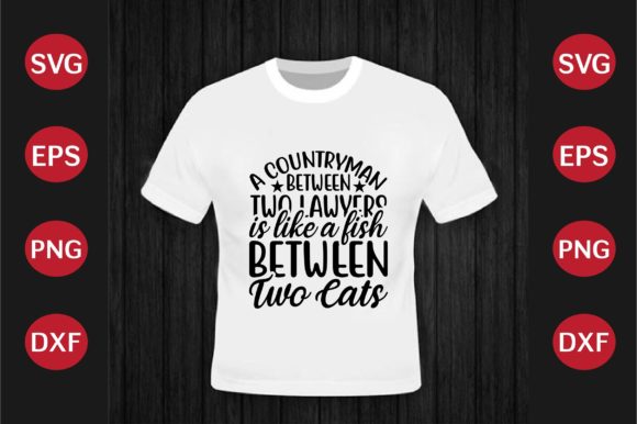 Cat SVG Design: A Countryman Between Two
