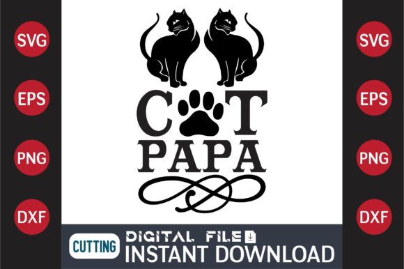 Cat SVG Design Cat Papa Review