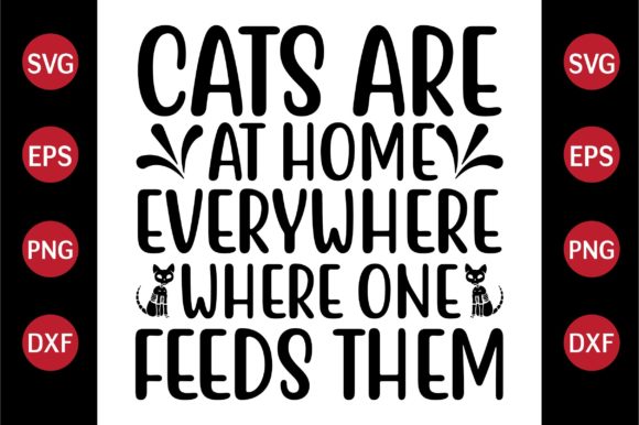 Cat SVG Design: Cats Are at Home Everywhere