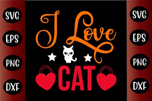 Cat SVG Design I Love Cat Review