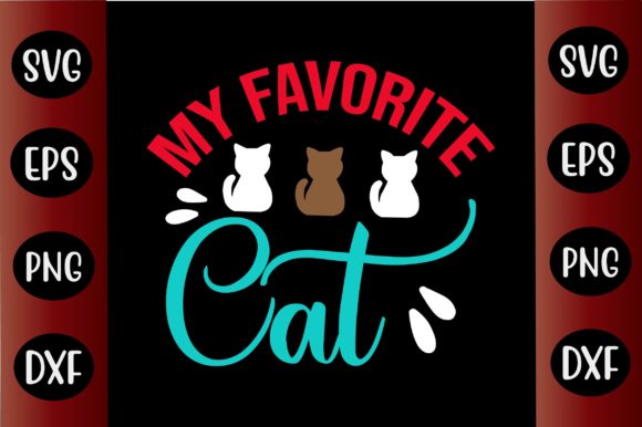 Cat SVG Design My Favorite Cat Review