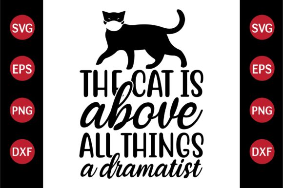 Cat SVG Design: The Cat is Above All Thin