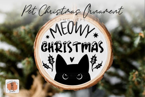 Meowy Christmas Cat Ornament SVG Review